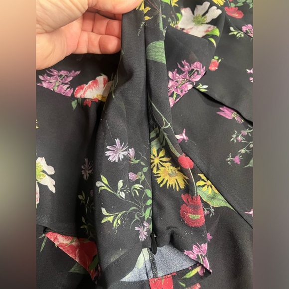 EUC AMUR- Pasqualena One-Shoulder Floral-Print Dress. Size 10 - Picture 11 of 14